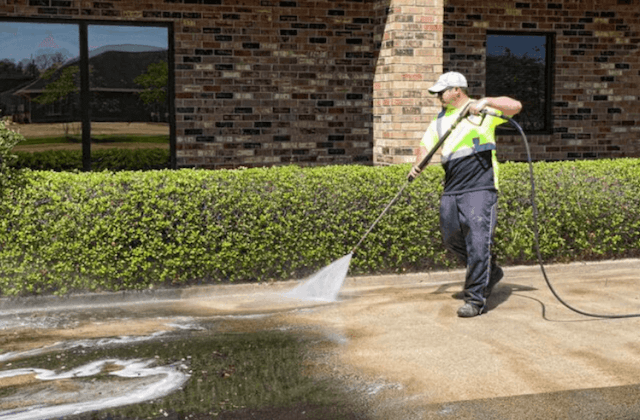 commercial concrete cleaning in durham